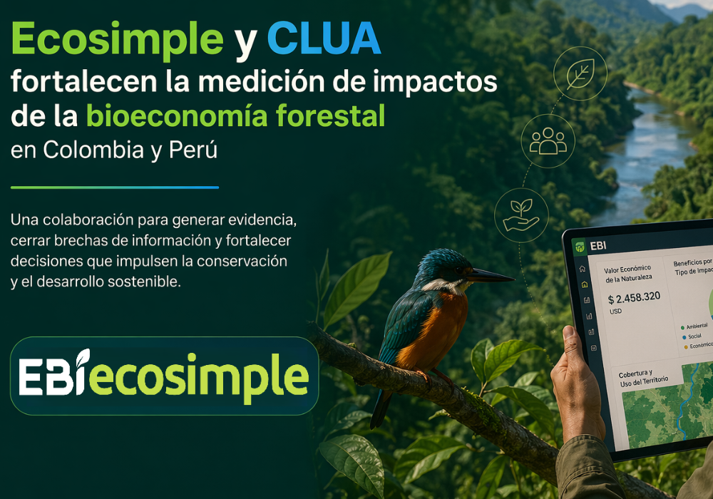 Ecosimple y CLUA fortalecen la medición de impactos de la Economía Forestal Regenerativa en Colombia y Perú / Ecosimple and CLUA Strengthen Impact Measurement of Regenerative Forest Economy in Colombia and Peru